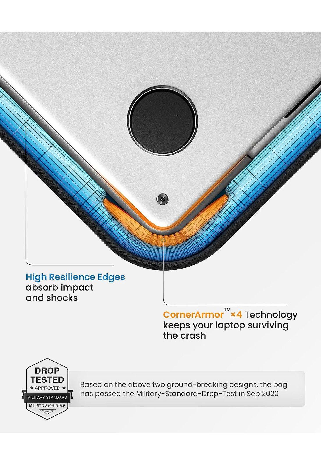 Tomtoc 360 Protective Laptop Sleeve for 13.5" Spill - Resistant Notebook Case-3