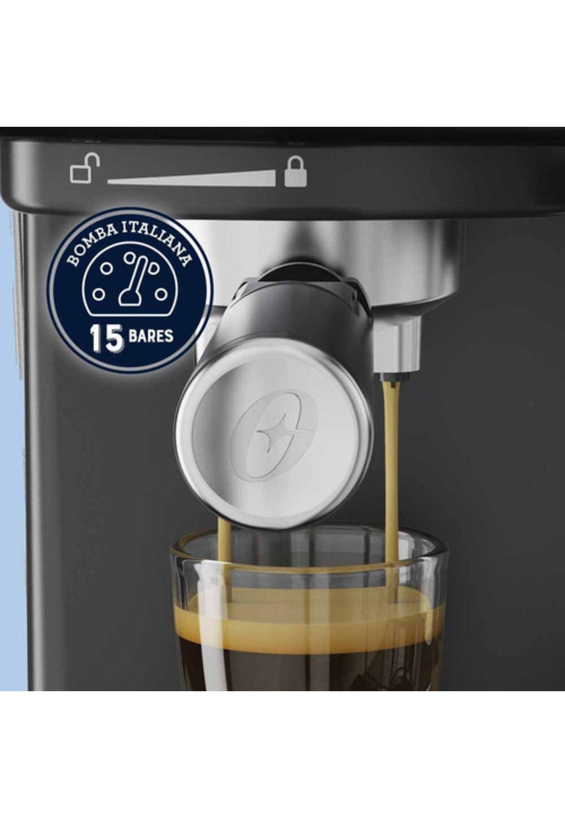 Oster Primalatte Cafetera Automática para Cápsulas Monodosis y Espresso BVSTEM6603 - Rojo-3