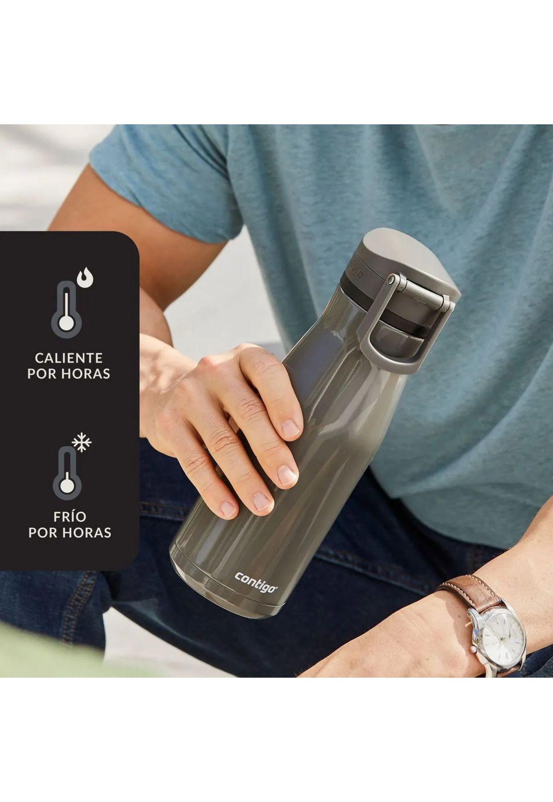 Contigo Jackson Chill 2.0 Autopop Botella de Agua Acero Inoxidable 946ml - Gris-6