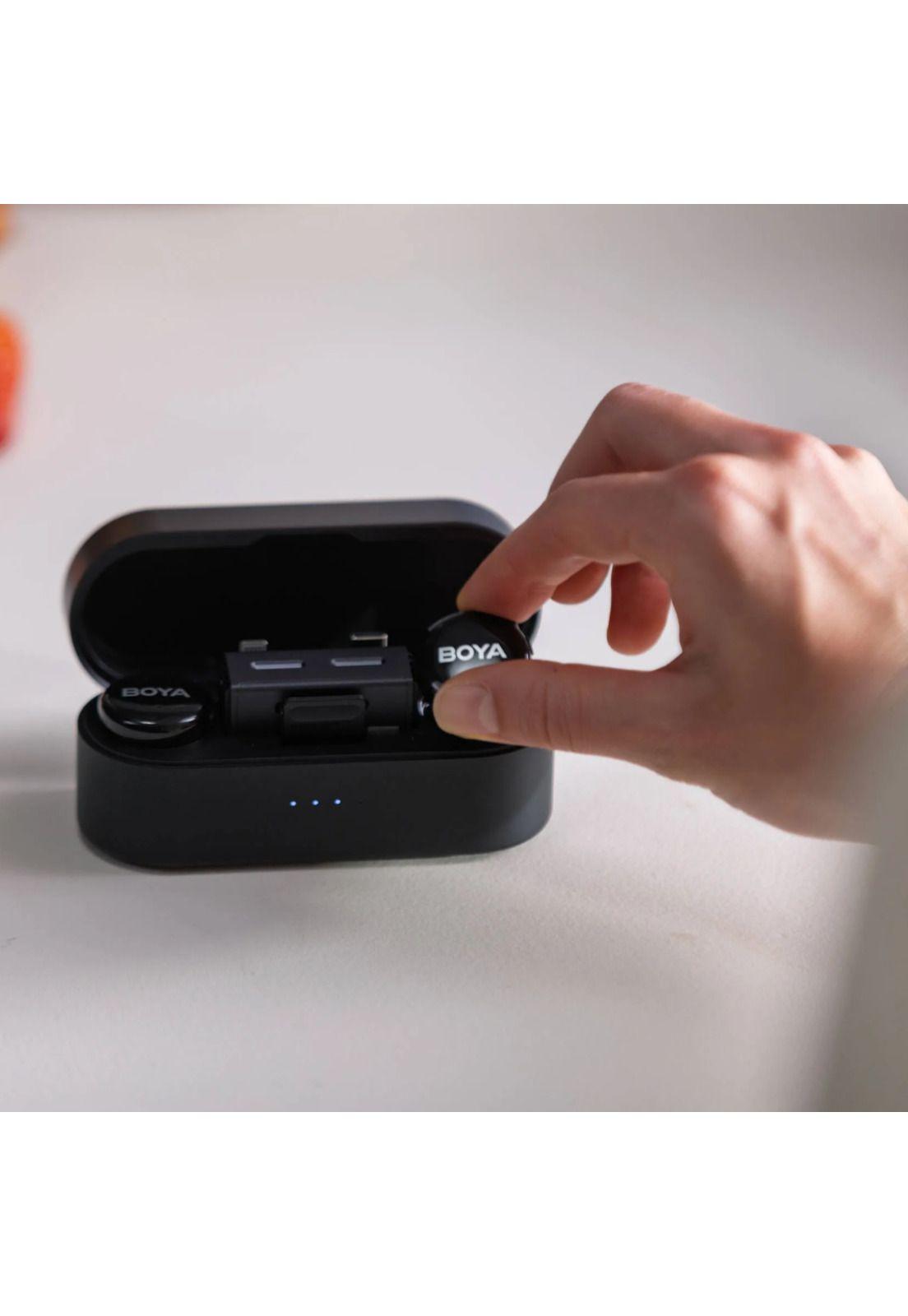 Boya  - Micrófono Doble con IA  -  Conector USB-C-9
