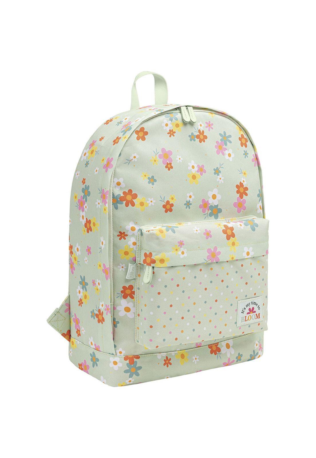 Tilibra Mochila Floral 29x43x12cm-1