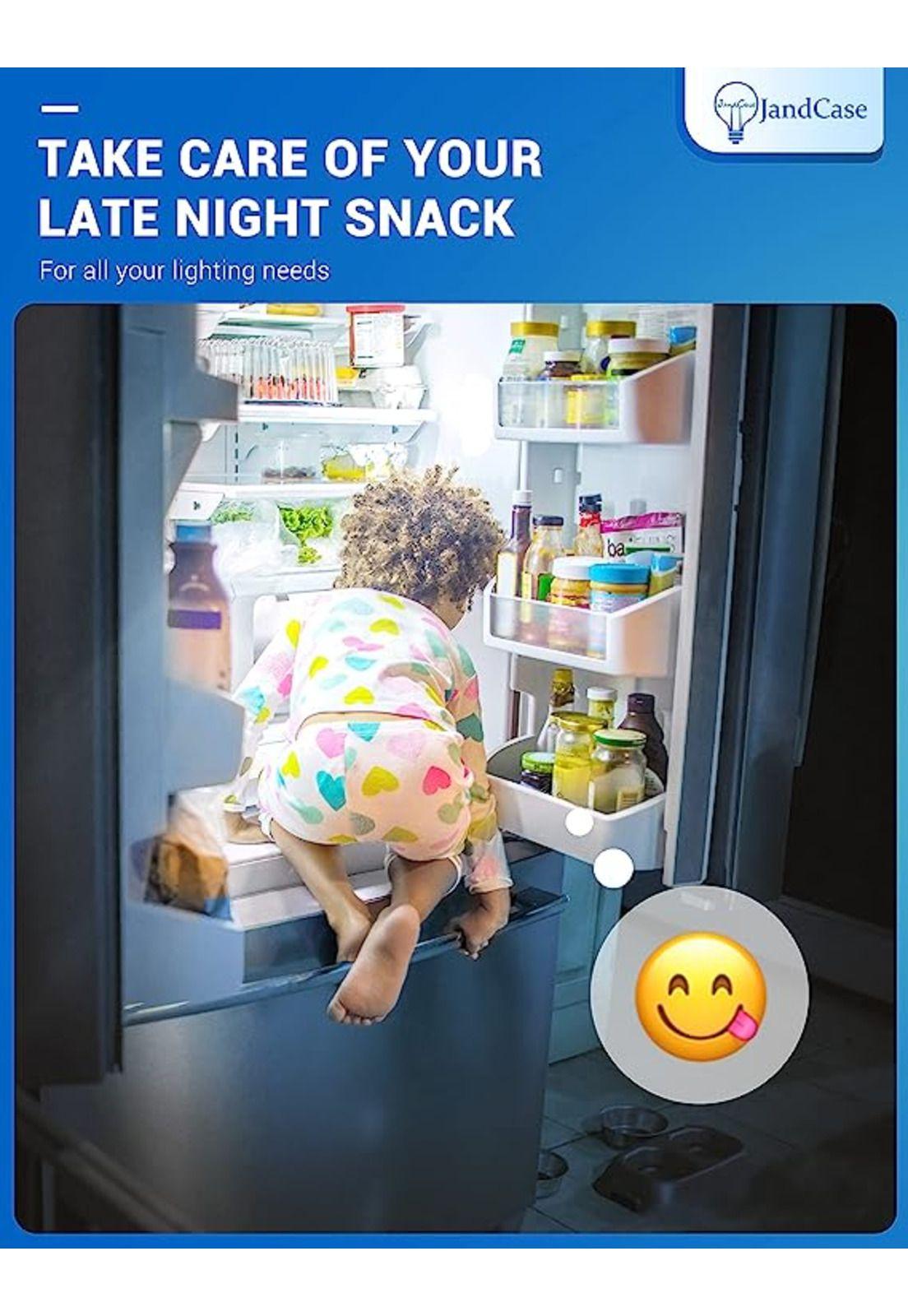 JandCase - Bombilla de luz para refrigerador de 7 W, bombilla LED A15, equivalente a 60 vatios, luz diurna blanca 5000K, 600LM, impermeable para electrodomésticos, ventilador de techo, no regulable-4