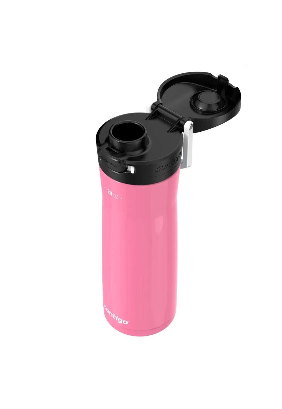 Contigo Jackson Chill 2.0 Autopop Botella de Agua Acero Inoxidable 590ml - Rosado-2