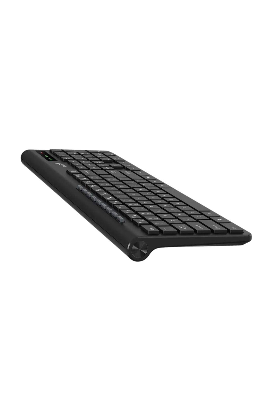 Genius Teclado Multimedia Inalámbrico SlimStar 7230 Ergonómico Español - Negro-2