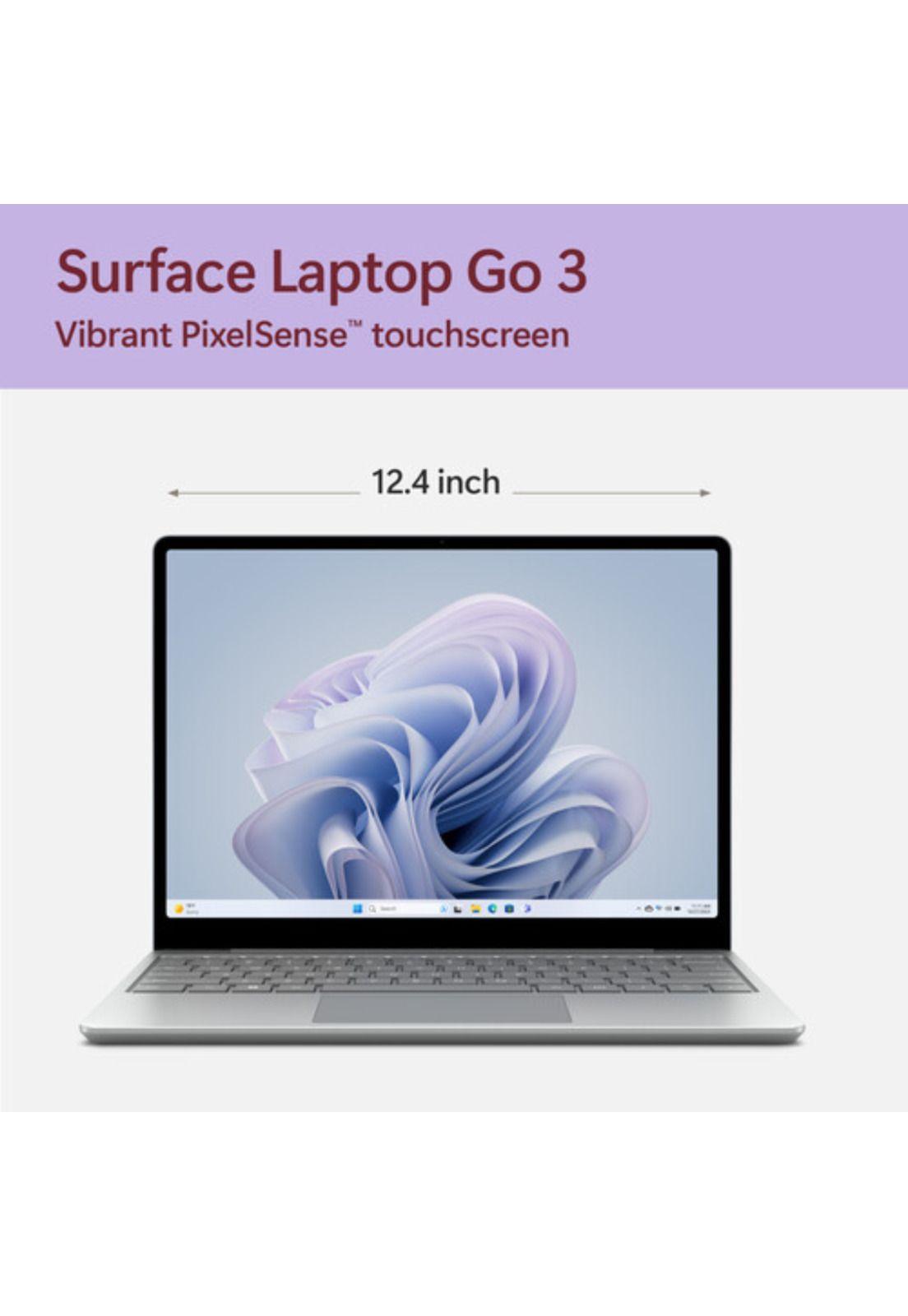 Surface Laptop Go 3 Business Teclado Inglés  - 12,4" - i5 - 8GB RAM - 256GB SSD - W11 Pro - Platinum-6