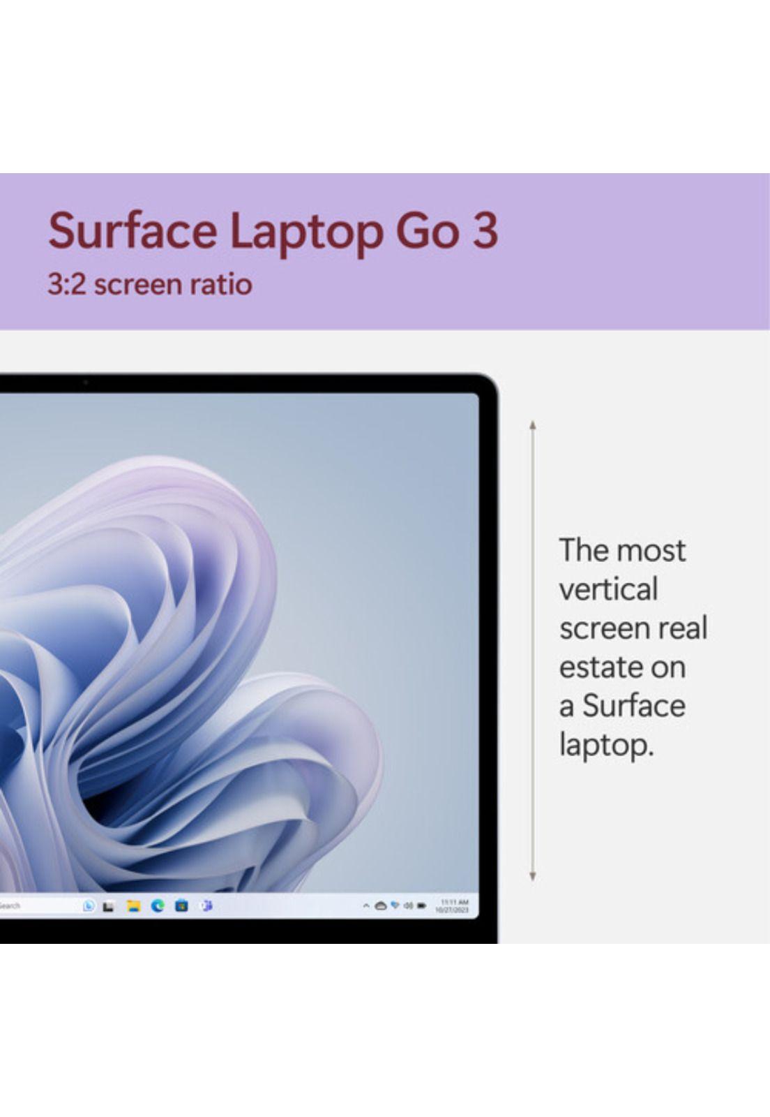 Surface Laptop Go 3 Business Teclado Inglés  - 12,4" - i5 - 8GB RAM - 256GB SSD - W11 Pro - Platinum-7