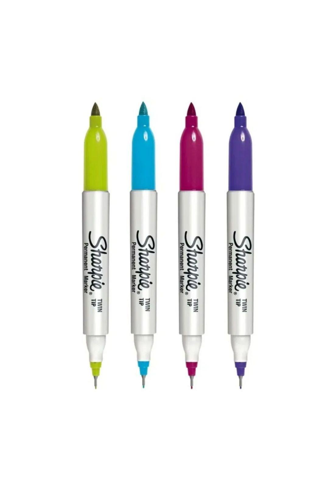 Sharpie Marcador Doble Punta Fina-Ultrafina Surtido Set 12+2-4
