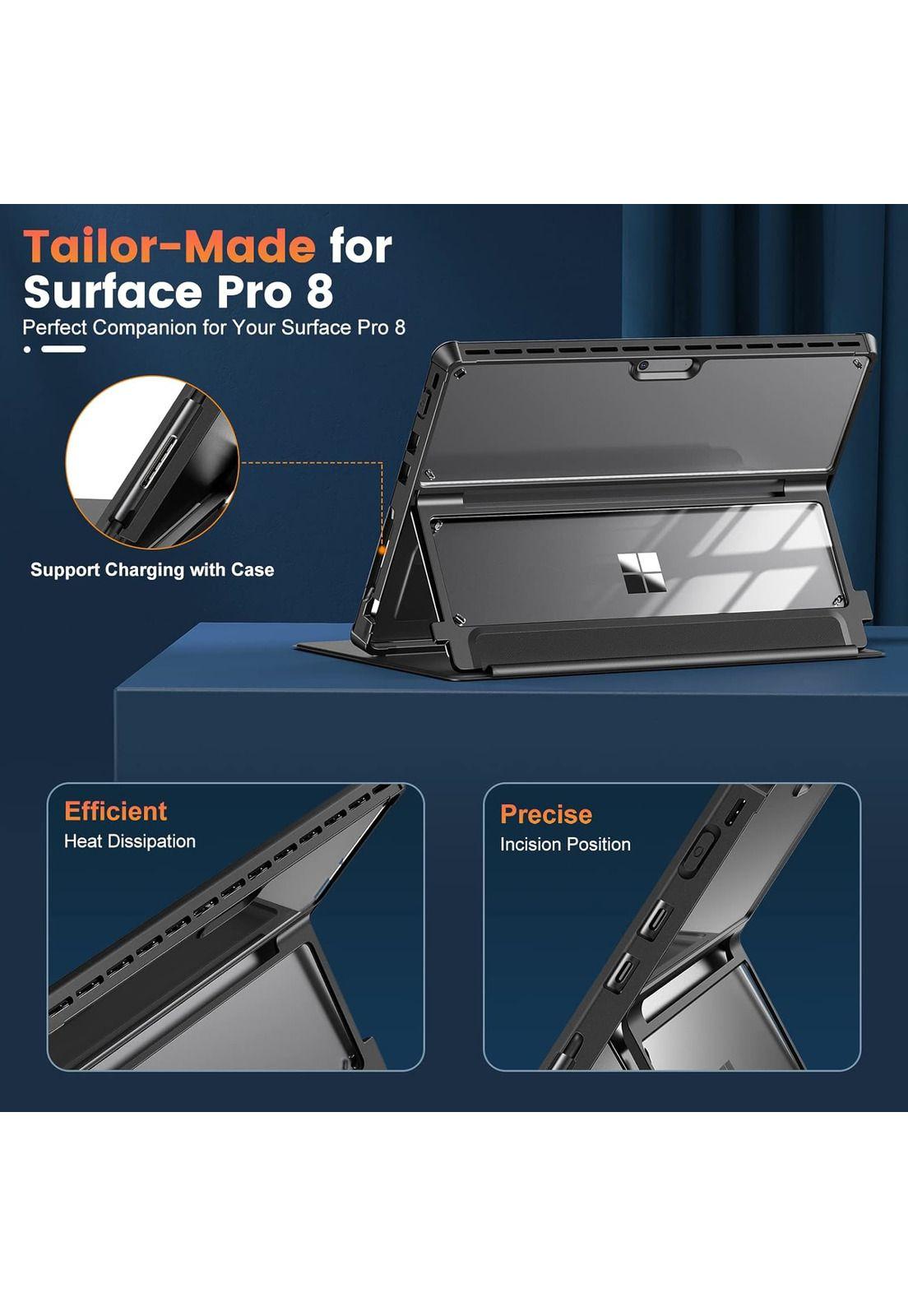 Funda INFILAND para Microsoft Surface Pro 8 de 13" - Negro-1