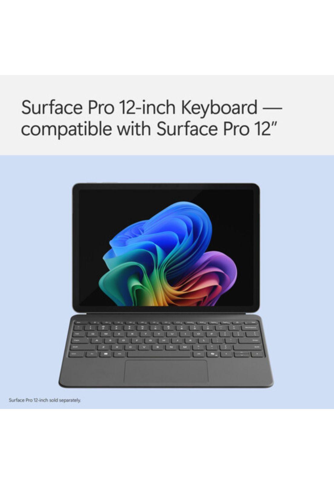 Surface Pro Cobertor Teclado Inglés para Surface Pro 12" - Slate-3