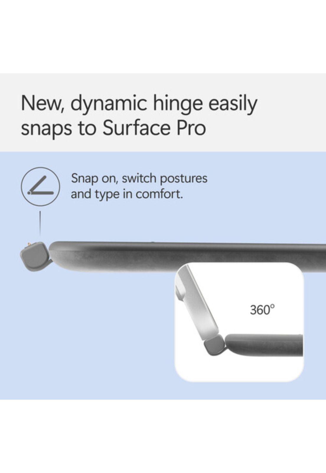 Surface Pro Cobertor Teclado Inglés para Surface Pro 12" - Slate-4