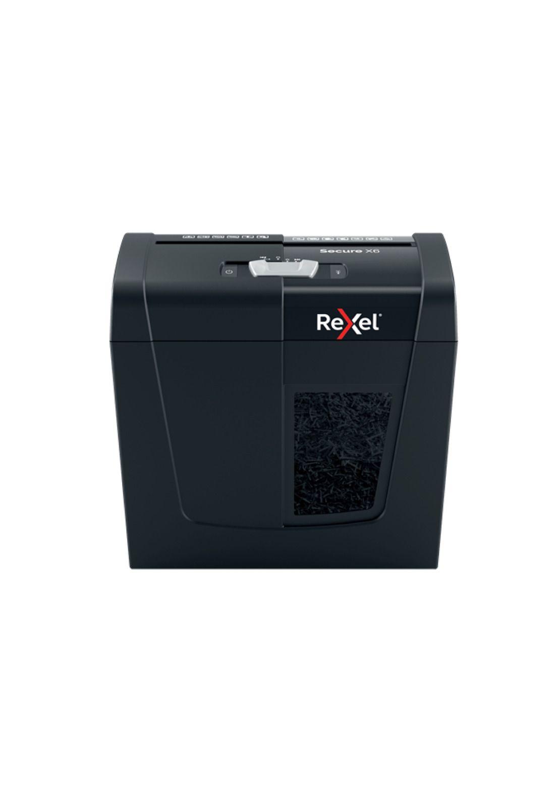 Trituradora Rexel Secure X6 Challa 4x40mm P4 100 Hojas 10L-1
