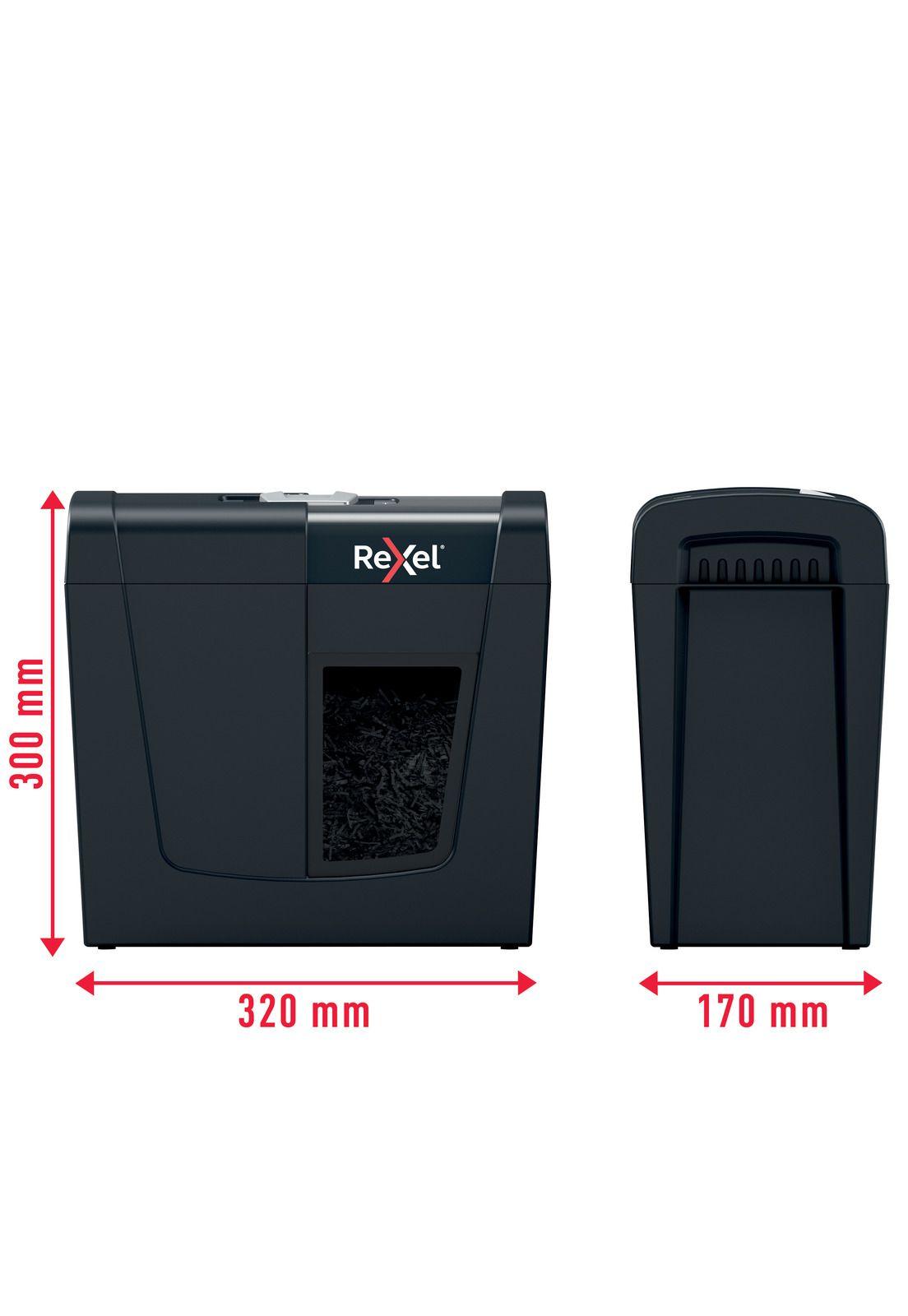 Trituradora Rexel Secure X6 Challa 4x40mm P4 100 Hojas 10L-9