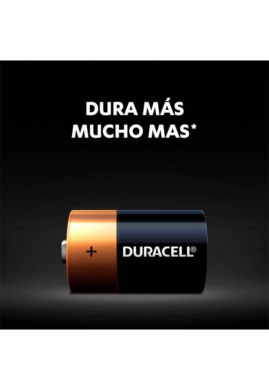 Pack 2 Pilas Duracell D Alcalina-4
