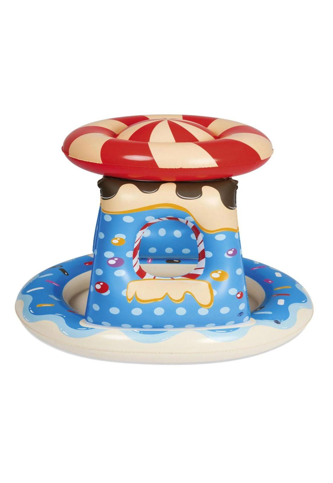 Piscina Inflable Con Techo Para Bebés 91x91x89 cm - 52270-2