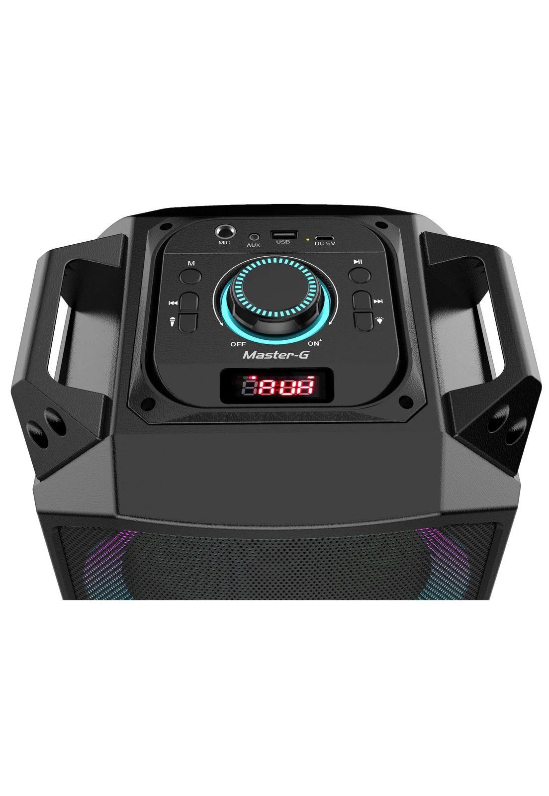 Master-G Parlante Karaoke Bluetooth Luxor 6,5'' x2 con Micrófono-2