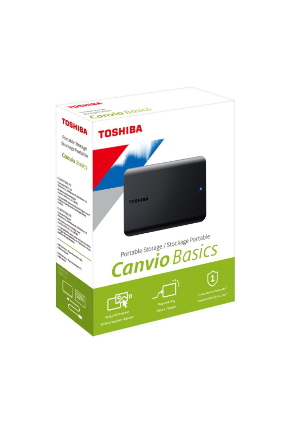 Toshiba Disco Duro Portátil Canvio Basics 4TB Negro-5