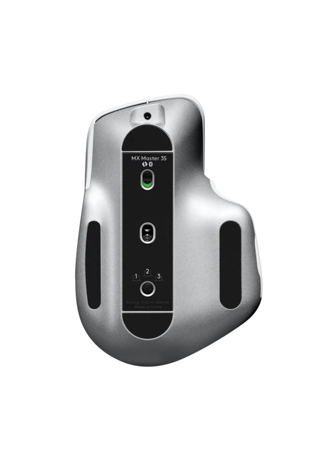 Mouse Inalámbrico Logitech MX MASTER 3S Sensor Óptico 8K - Gris Claro-5
