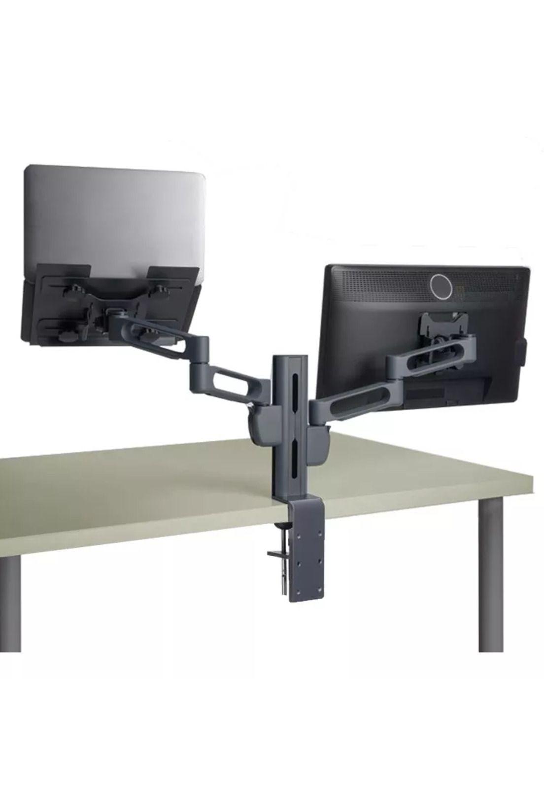 Brazo Doble para Monitores de hasta 24" y 1 Notebook de hasta 15.6" Kensington-2