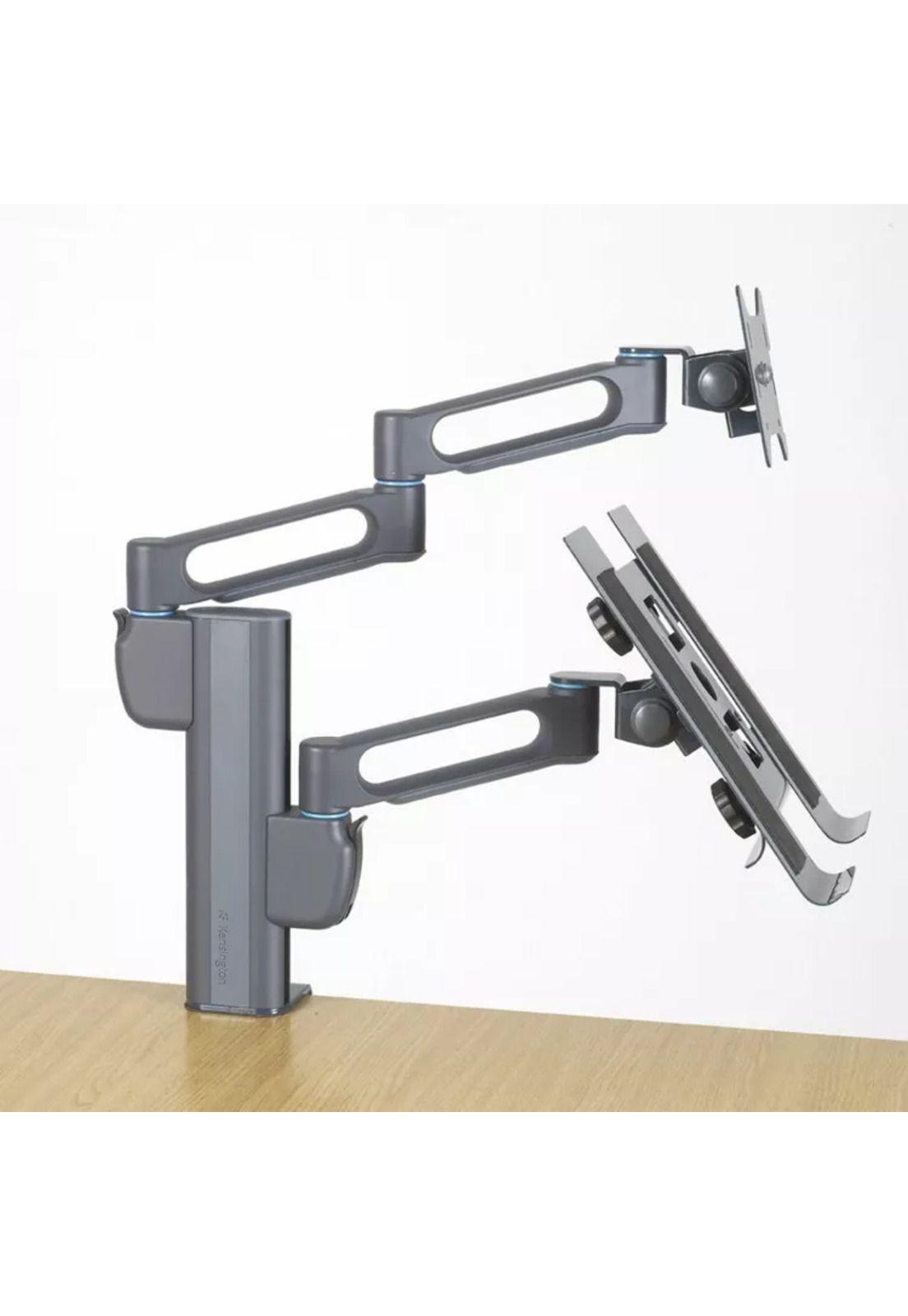 Brazo Doble para Monitores de hasta 24" y 1 Notebook de hasta 15.6" Kensington-5