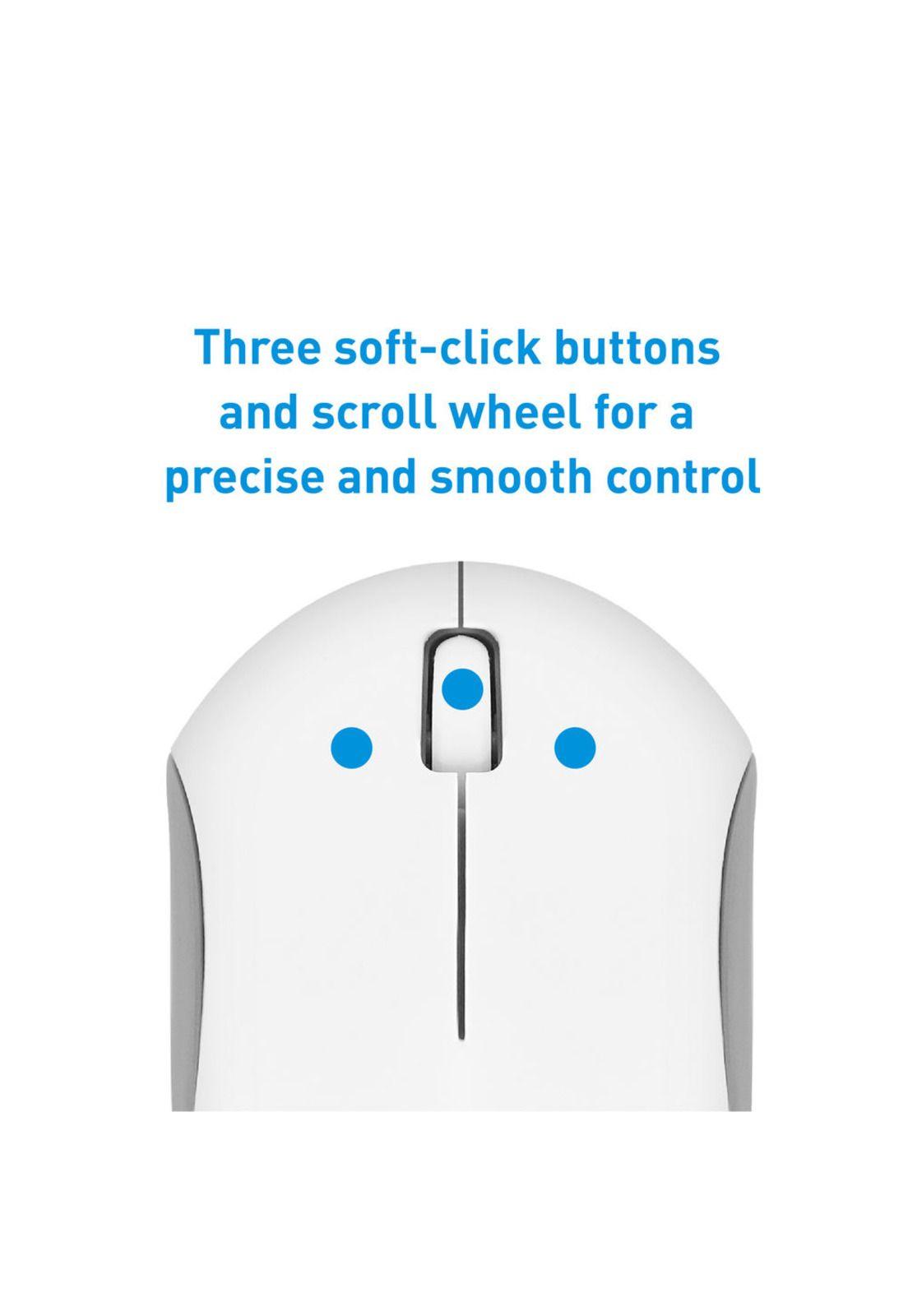 Macally Wireless 3-button Optical Rf Mouse For Mac/pc (white)-3