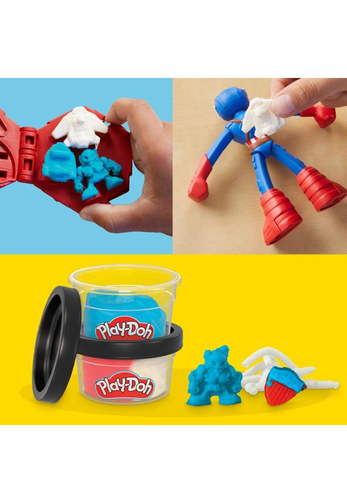 New Play-Doh Capitán América Escudo Sello - Hasbro-2