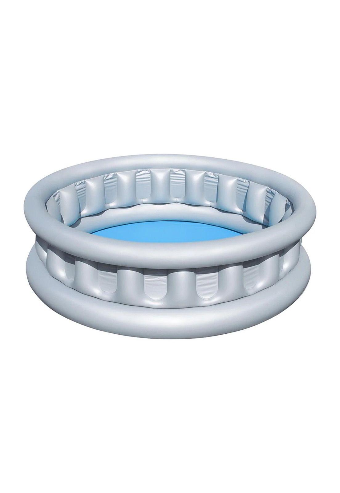 Piscina Bestway Inflable Redonda para Niños 157x41cm Gris-2