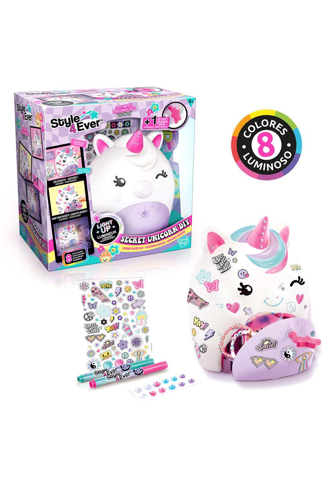 Lámpara DIY Unicornio con Decoración Secreta-0