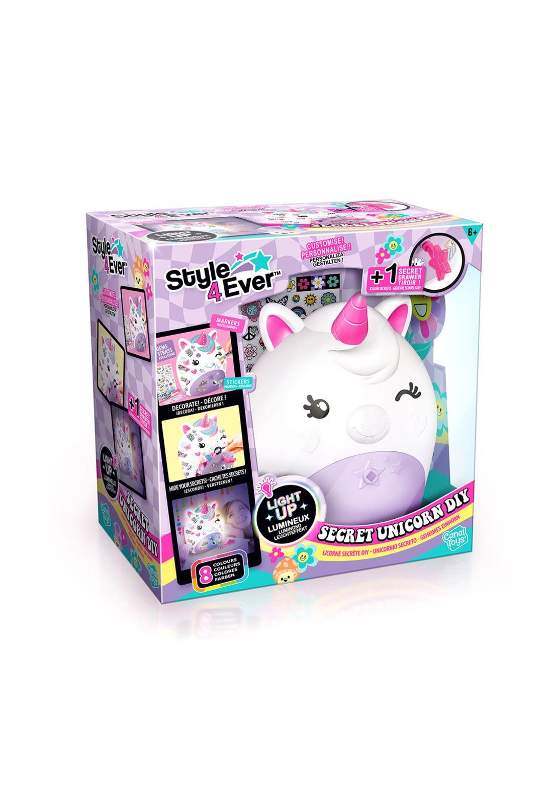 Lámpara DIY Unicornio con Decoración Secreta-7