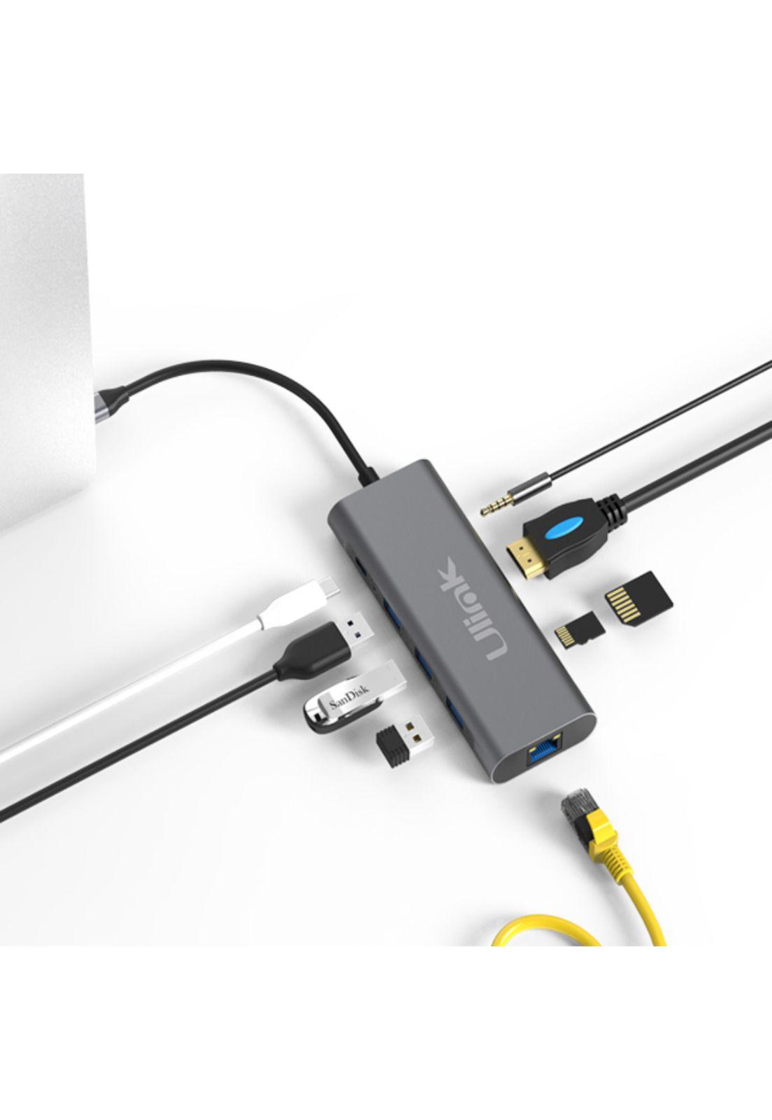 Ulink HUB Adaptador Multipuerto USB C 9 en 1-2