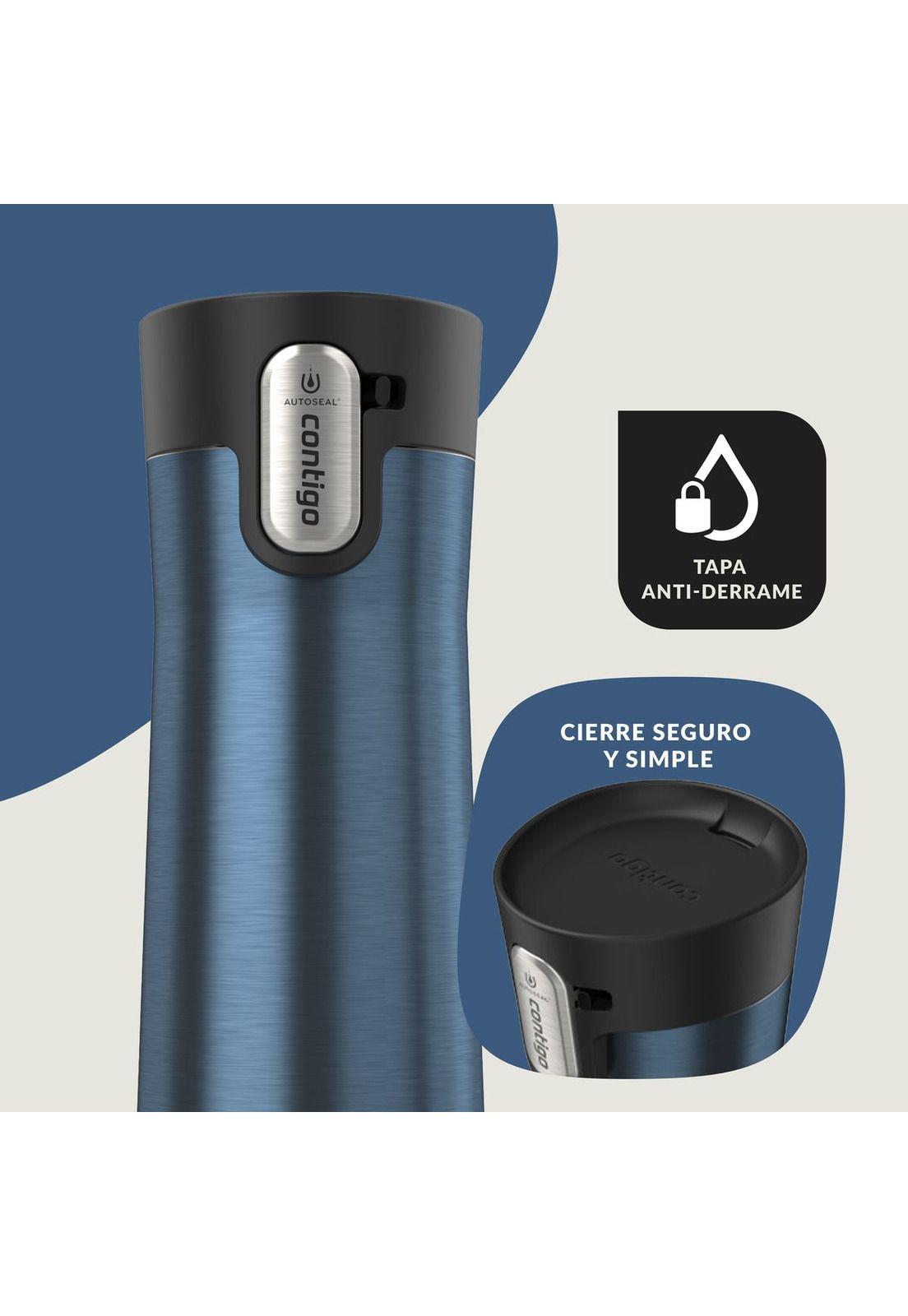 Contigo WestLoop Autoseal Mug al Vacío 591ML - Azul Metalizado-5