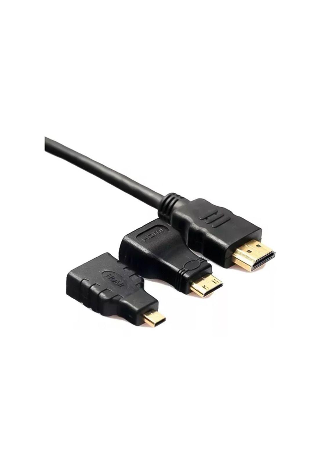 Cable HDTV 3 En 1 con  Adaptadores Mini y Micro HDTV-2