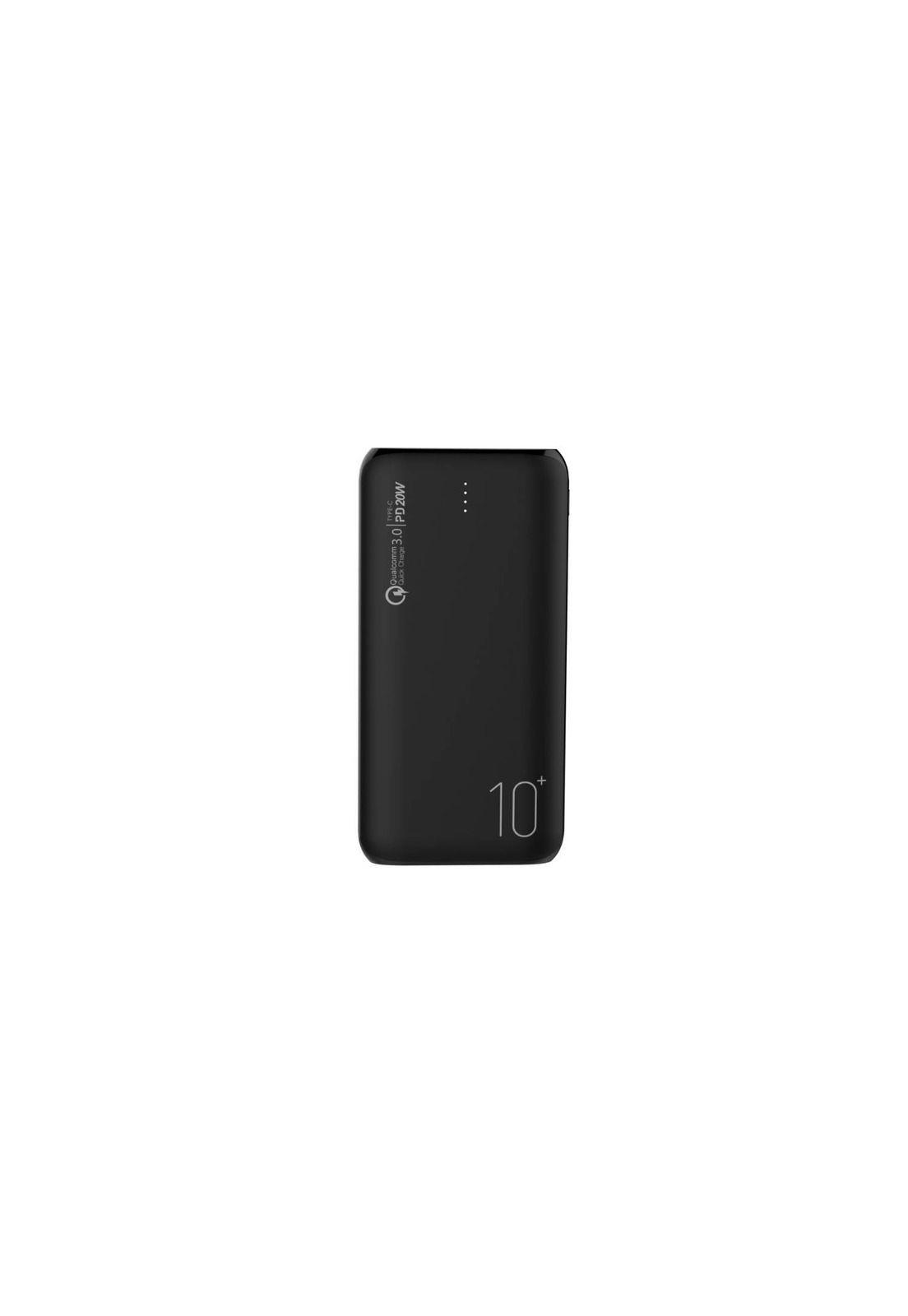 Bateria PB Slim Carga Rápida PD-QC3.0 20W 10.000 mAh Dusted Negra-0