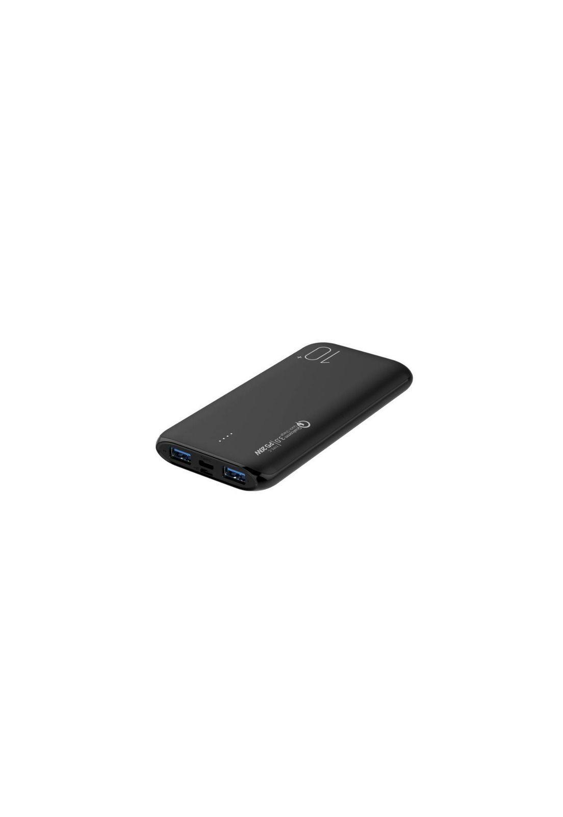 Bateria PB Slim Carga Rápida PD-QC3.0 20W 10.000 mAh Dusted Negra-1