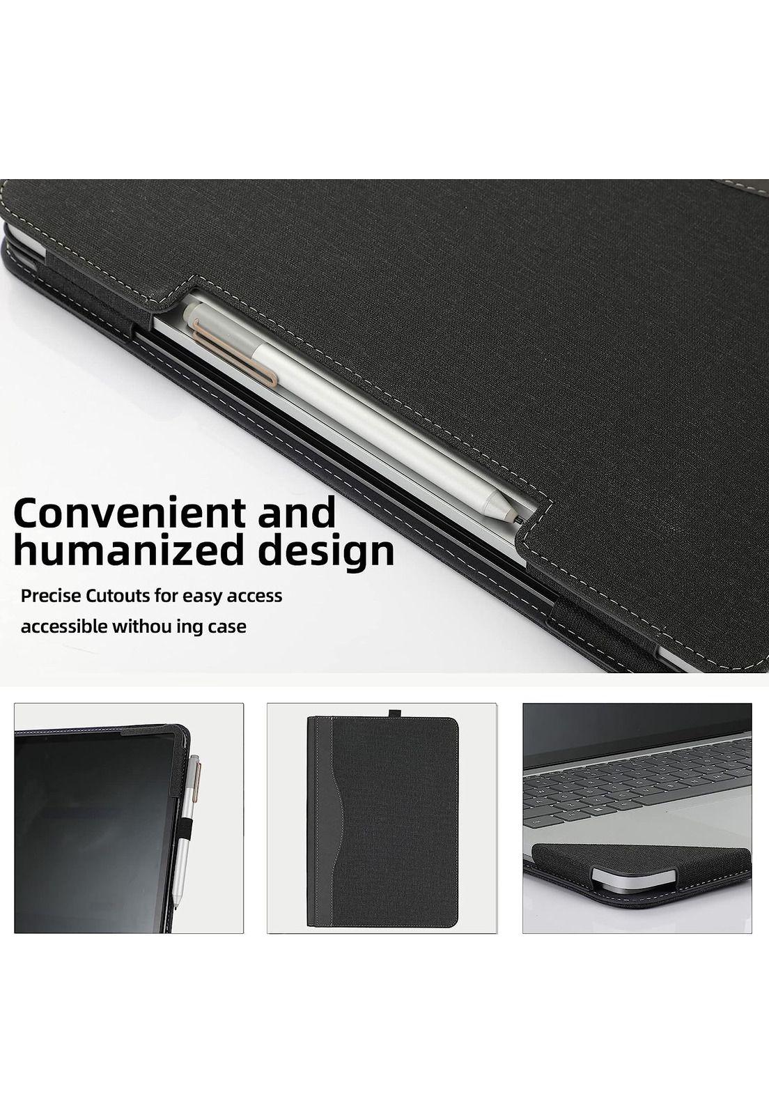  Funda para portátil Microsoft Laptop Studio, carcasa protectora anticaídas de 14.4", funda protectora interior de piel sintética-3