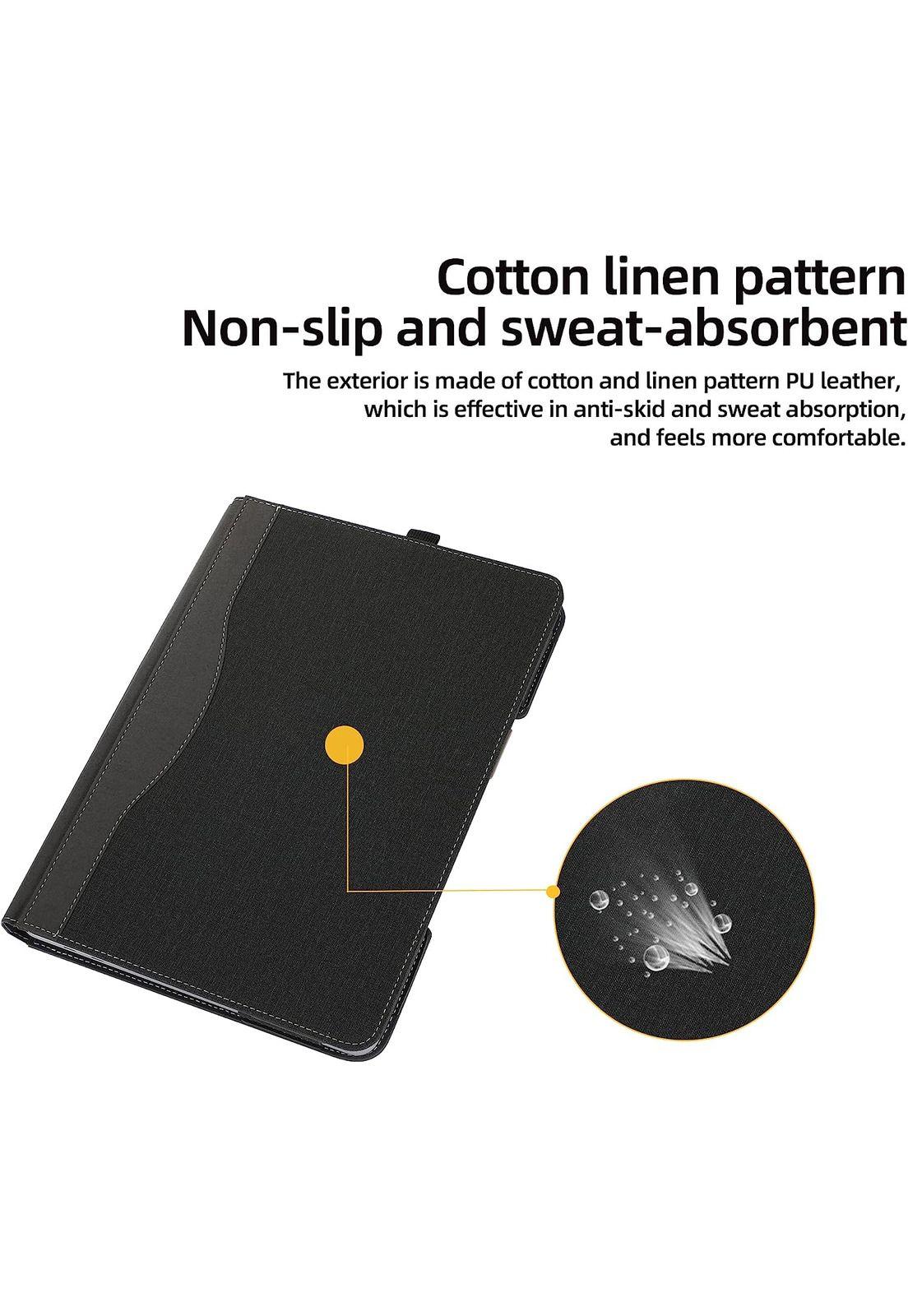  Funda para portátil Microsoft Laptop Studio, carcasa protectora anticaídas de 14.4", funda protectora interior de piel sintética-4