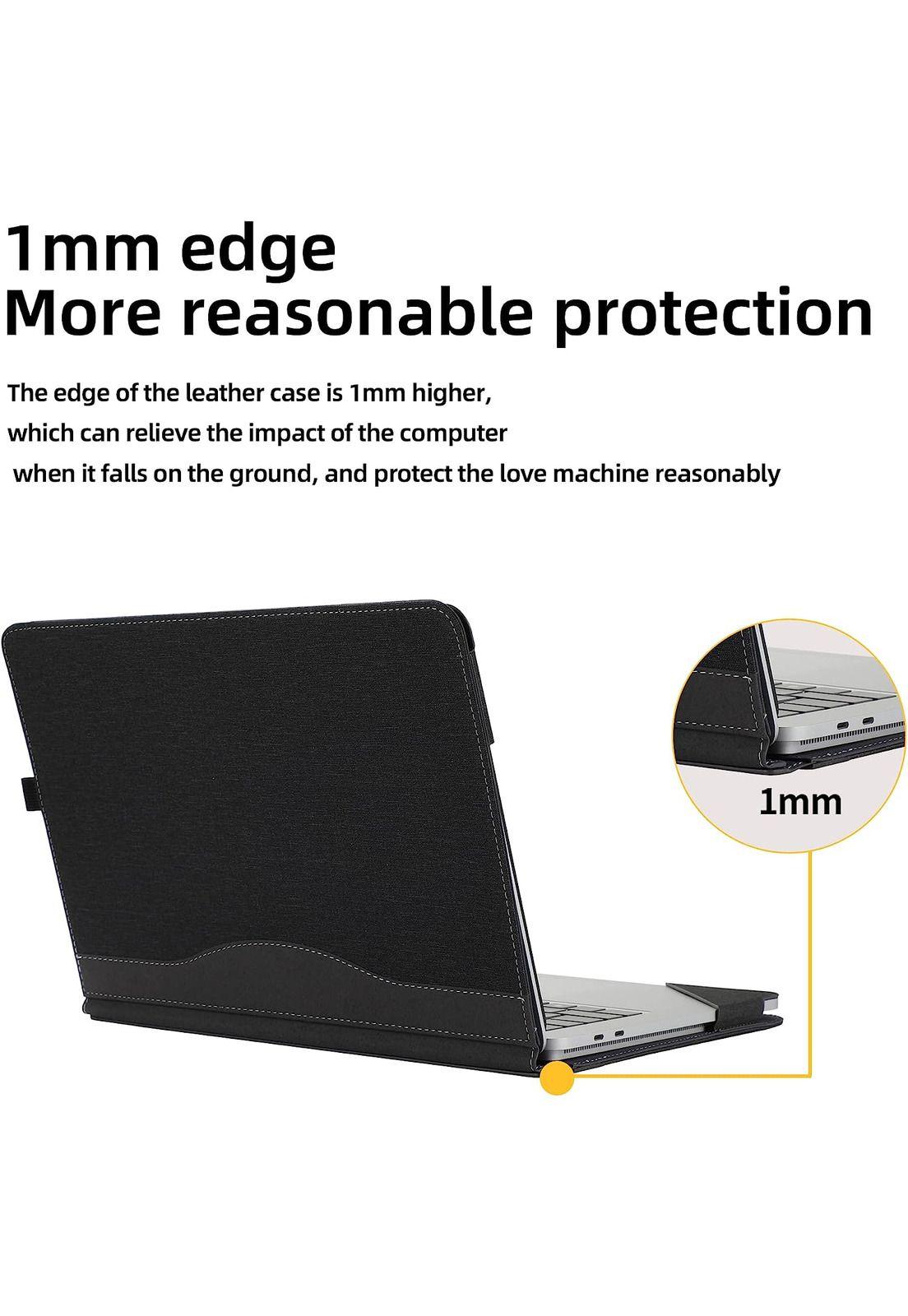 Funda para portátil Microsoft Laptop Studio, carcasa protectora anticaídas de 14.4", funda protectora interior de piel sintética-5