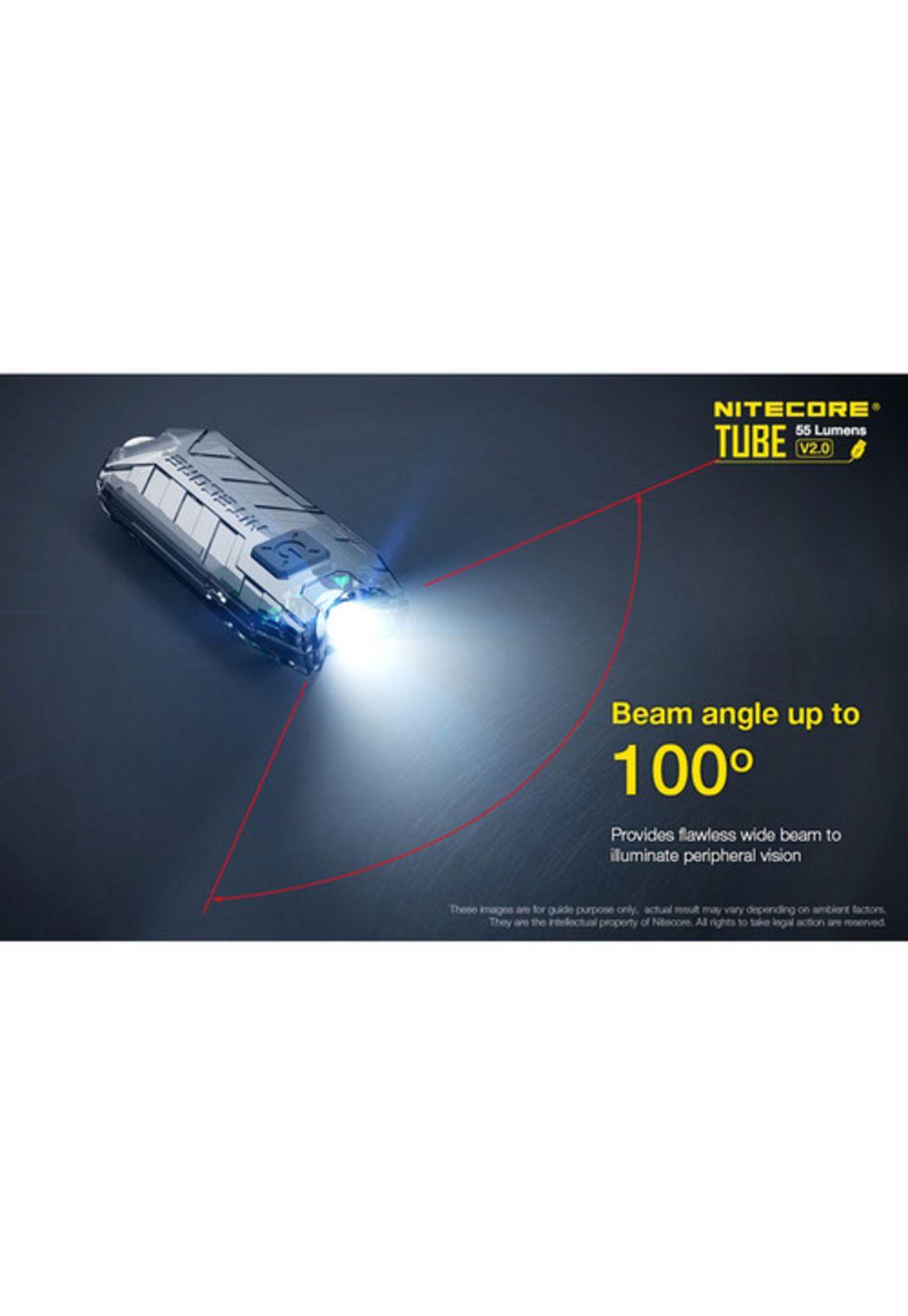 Nitecore TUBE v2 LED Key Chain Flashlight (Black)-3