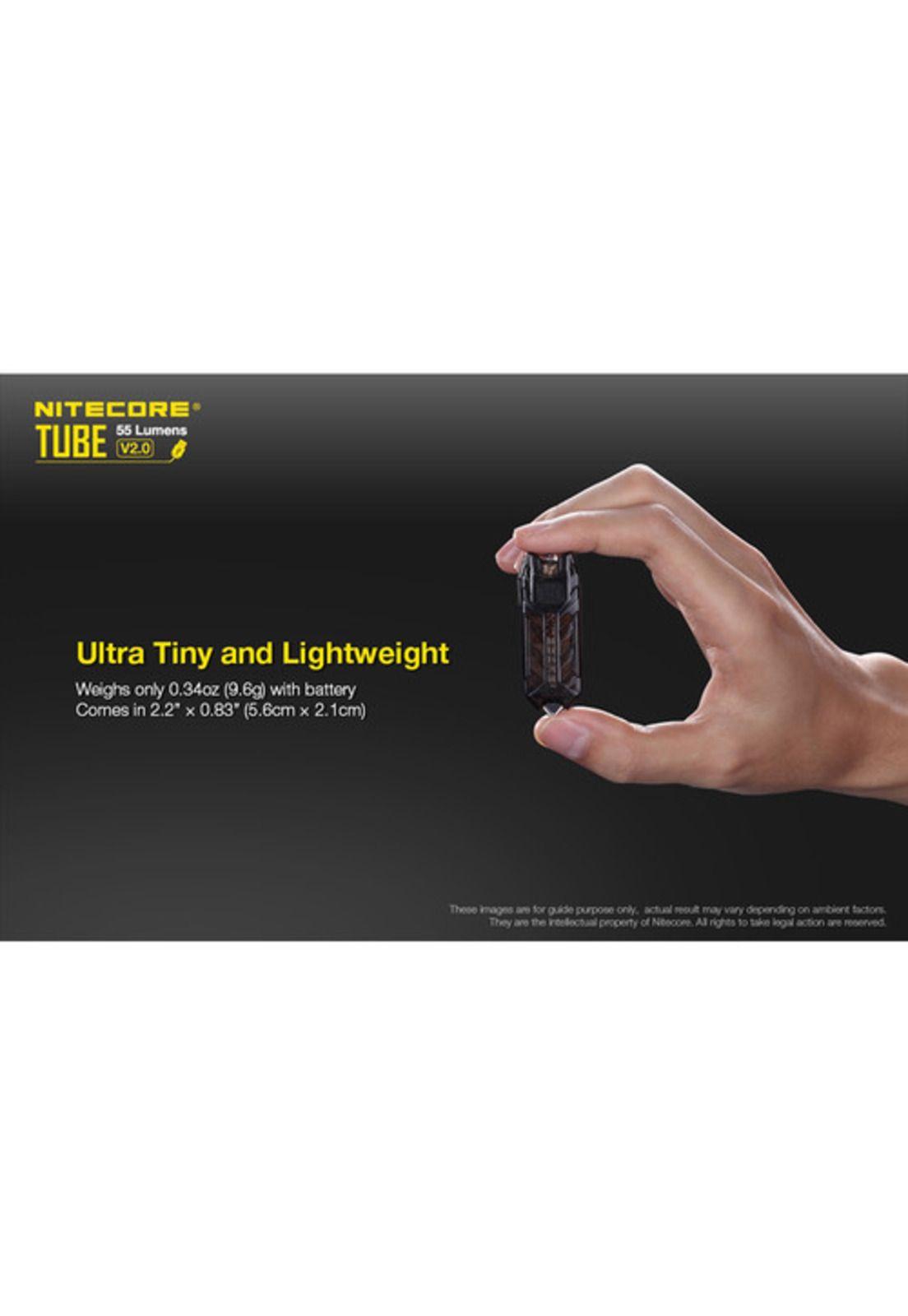 Nitecore TUBE v2 LED Key Chain Flashlight (Black)-6