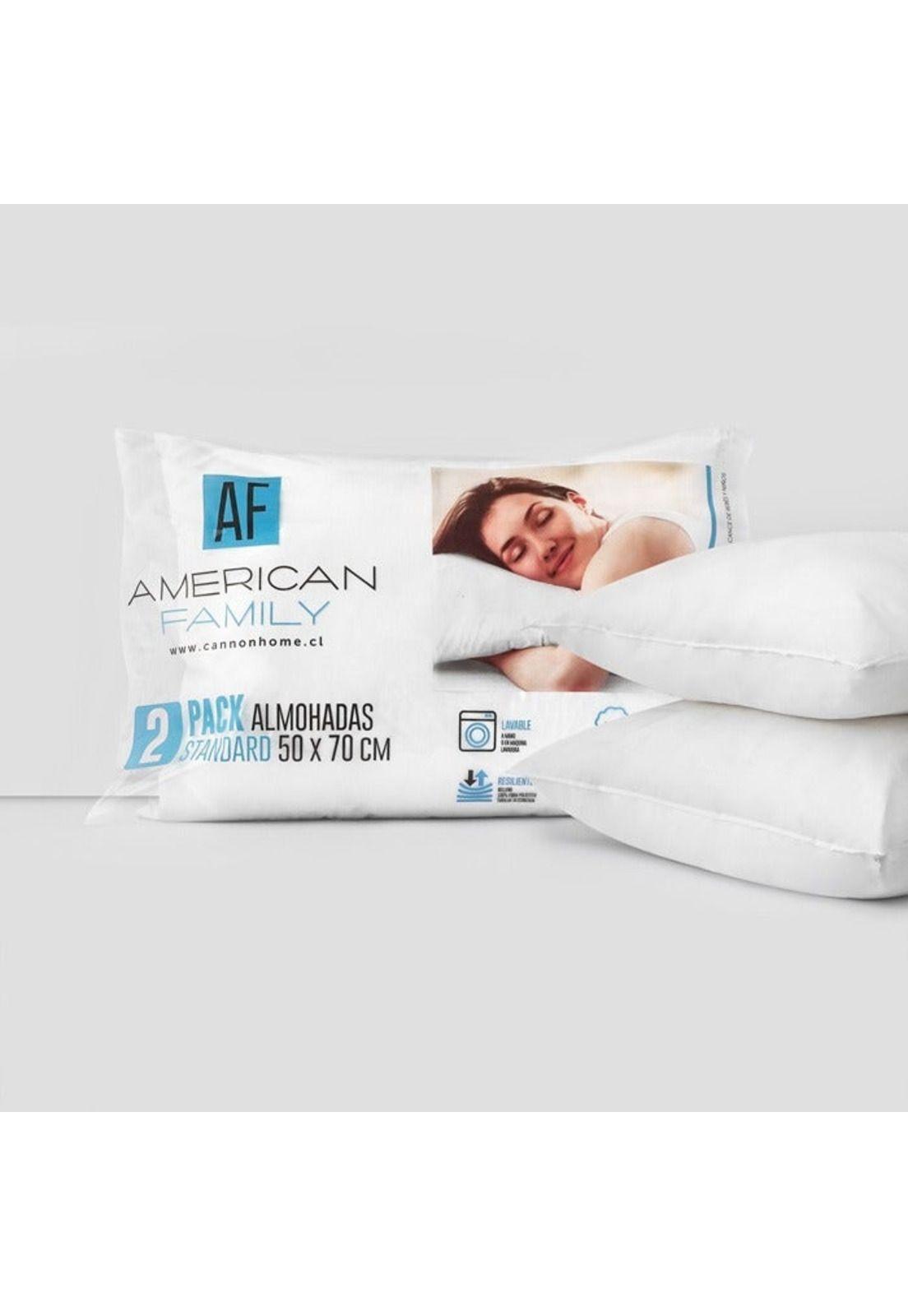 AF - Pack 2 Almohadas 50x70cm Comprimida-0