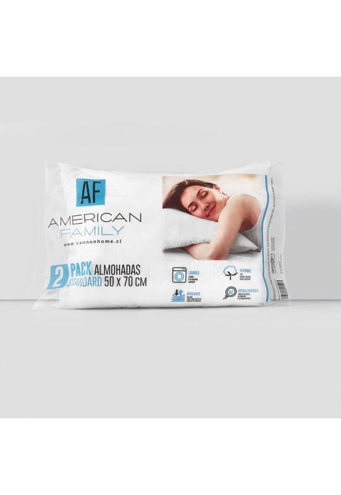 AF - Pack 2 Almohadas 50x70cm Comprimida-3