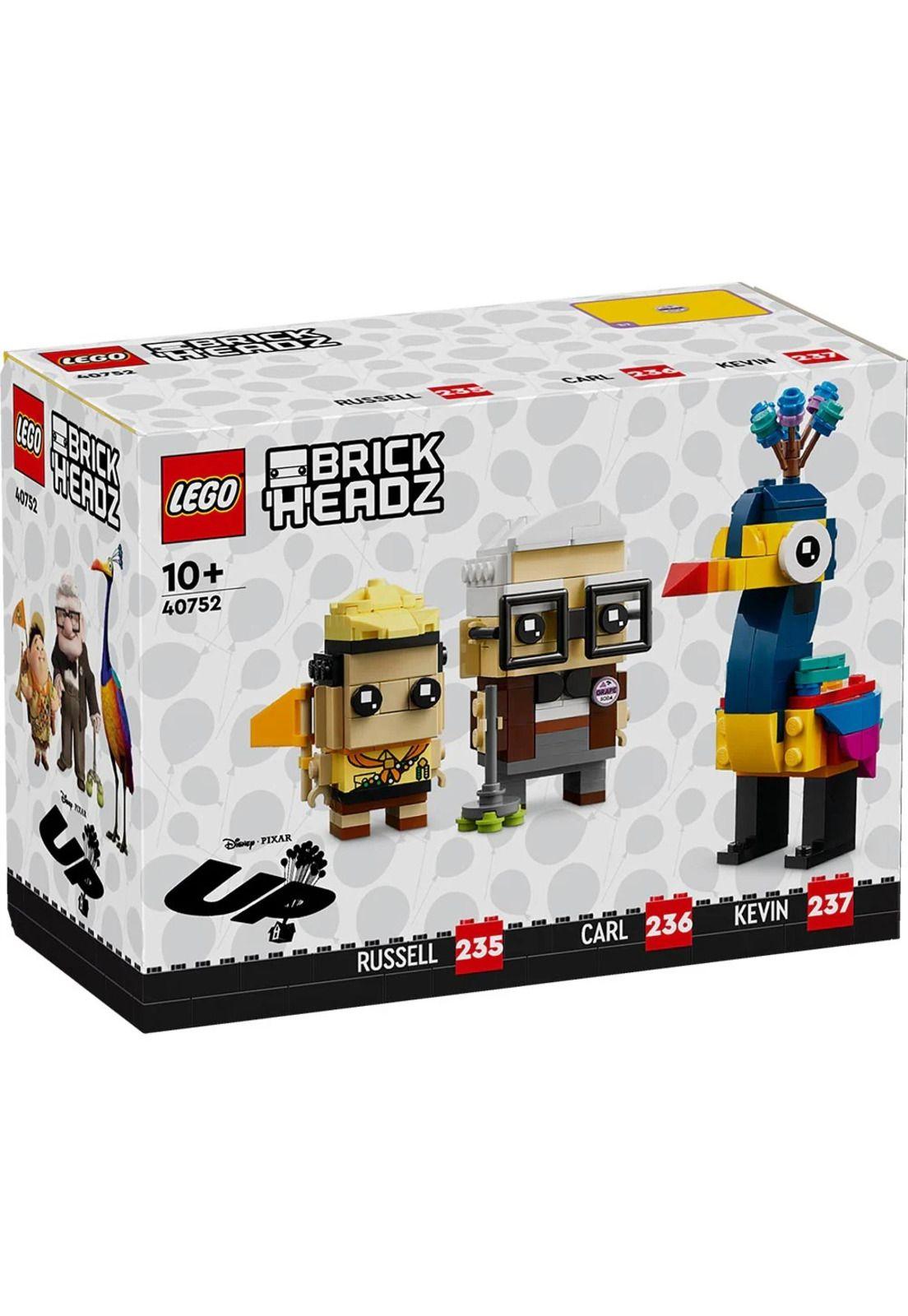 LEGO Disney Pixar Brick Headz Carl, Russell y Kevin - 40752-7