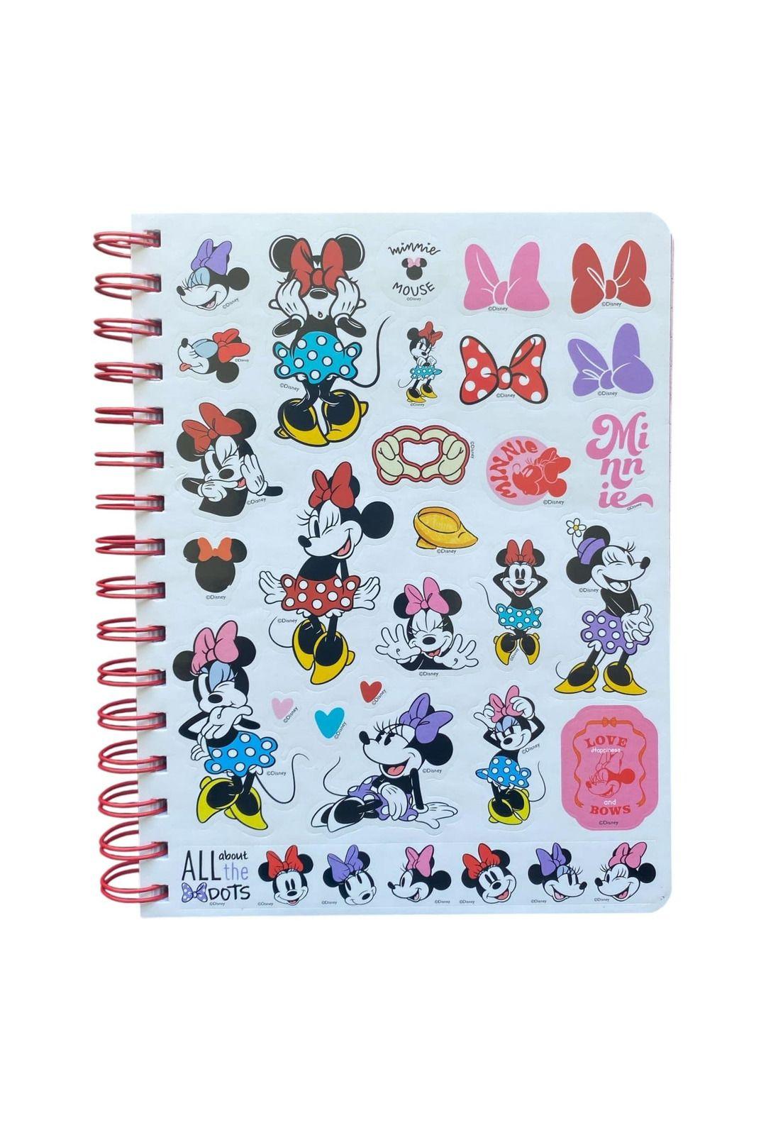 Mooving Libreta Espiral Minnie Hojas Lineadas A5 96 Hojas  - Verde-2