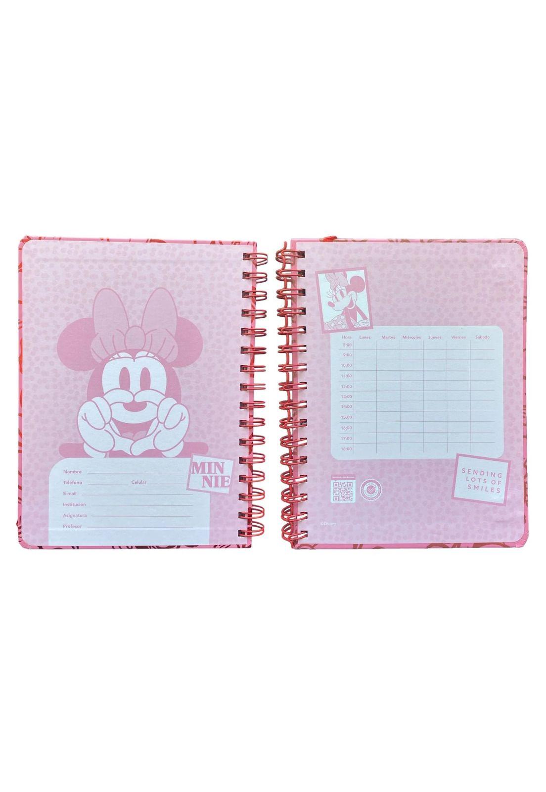 Mooving Libreta Espiral Minnie Hojas Lineadas A5 96 Hojas  - Verde-4