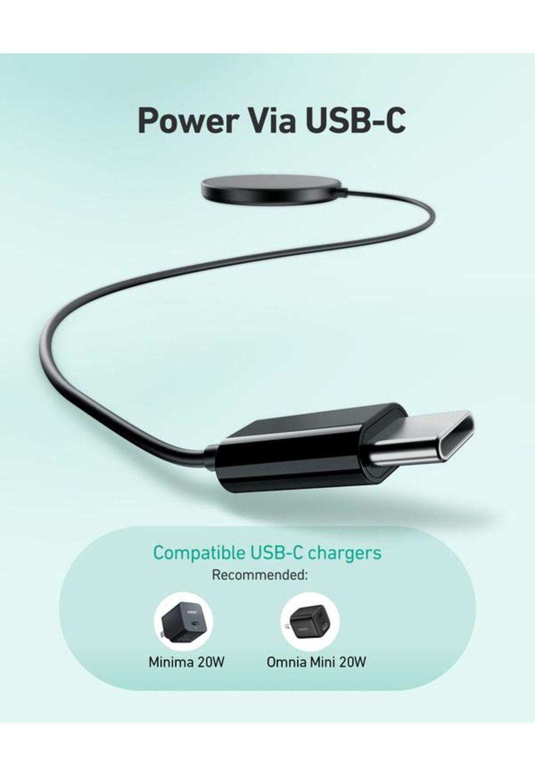 AUKEY Cargador Cargador inalámbrico magnético para iPhone 12 Negro - LC-A1-2