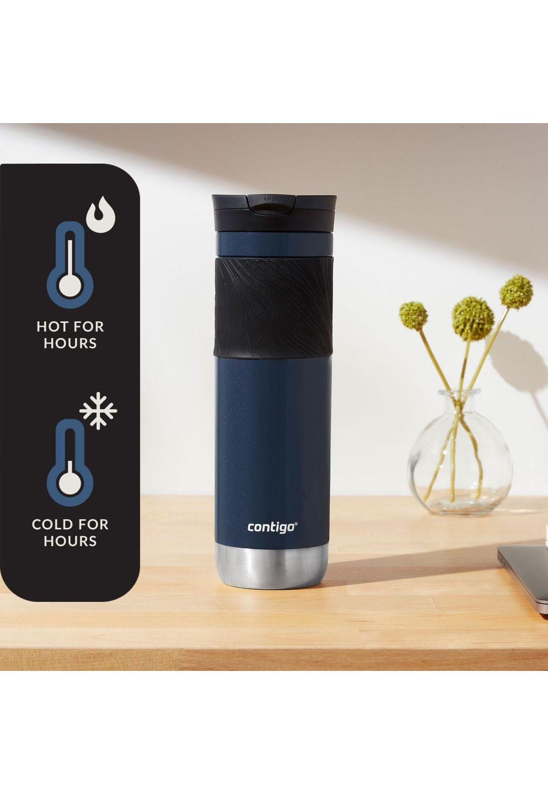 Contigo Mug Byron 2.0 Snapseal Acero Inoxidable 710ML - Azul Midnight Berry-3