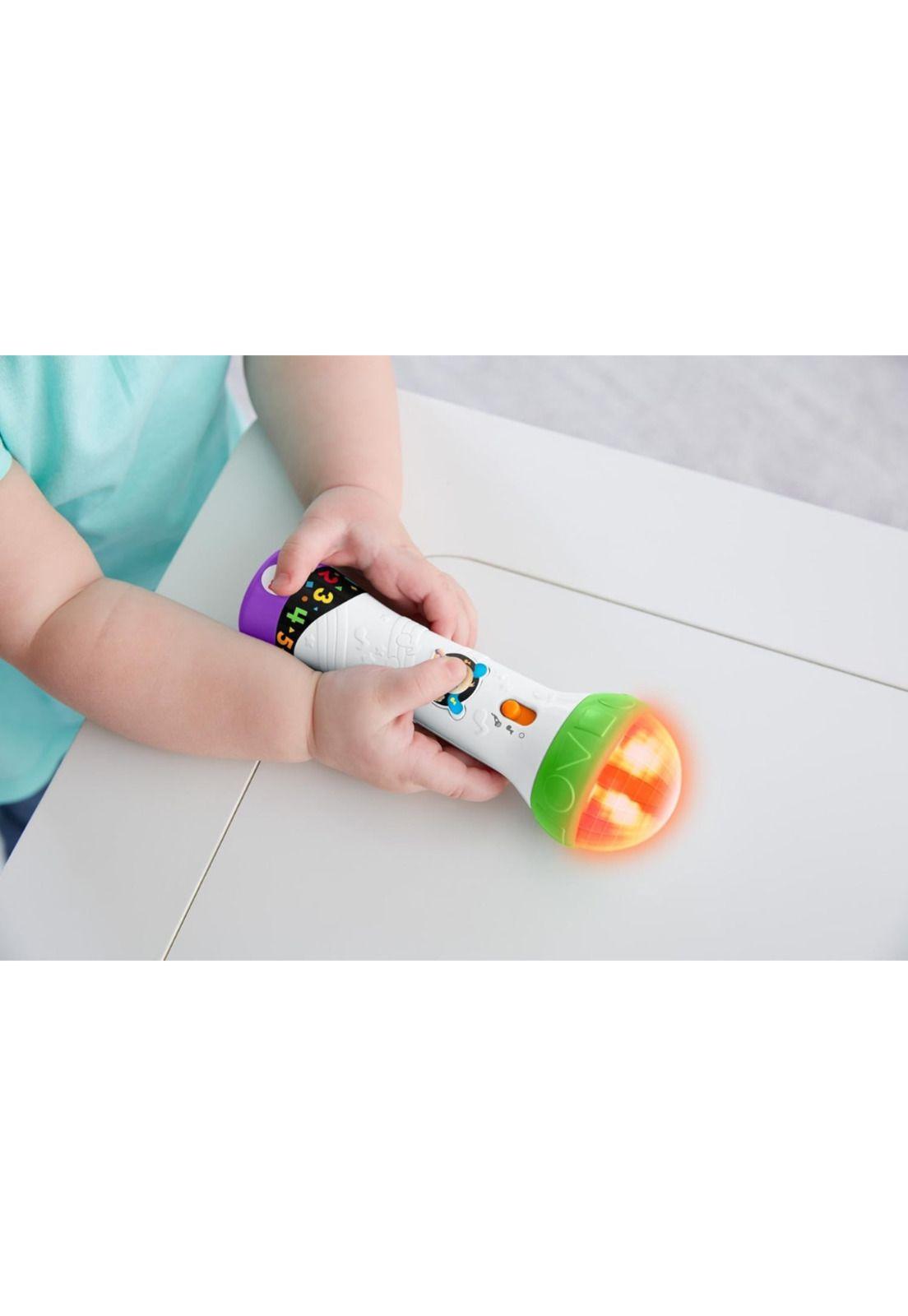 Fisher Price Ríe y Aprende Juguete para Bebés Micrófono Graba y Canta-6