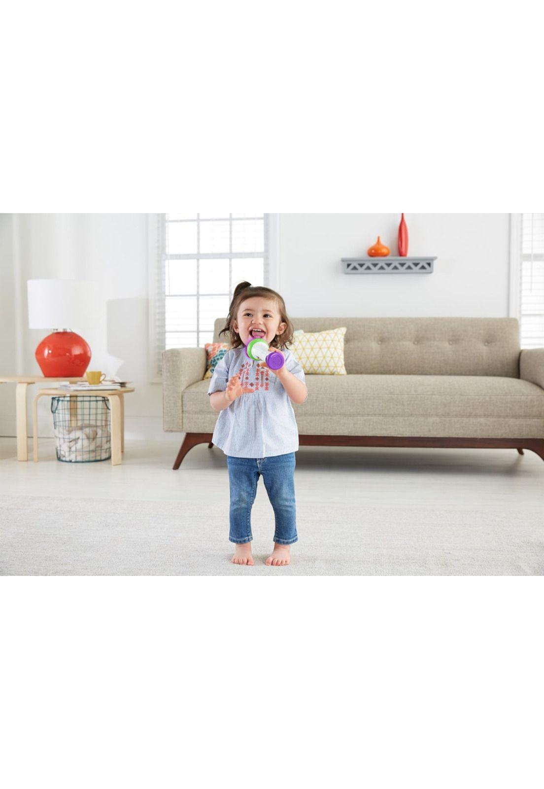 Fisher Price Ríe y Aprende Juguete para Bebés Micrófono Graba y Canta-8