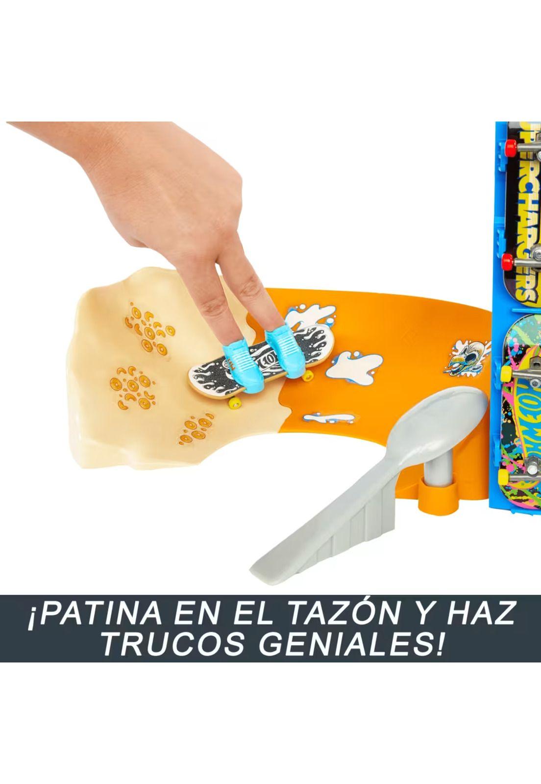 Hot Wheels Pista de Skate Set Bowl de Cereal de Tony Hawk-4