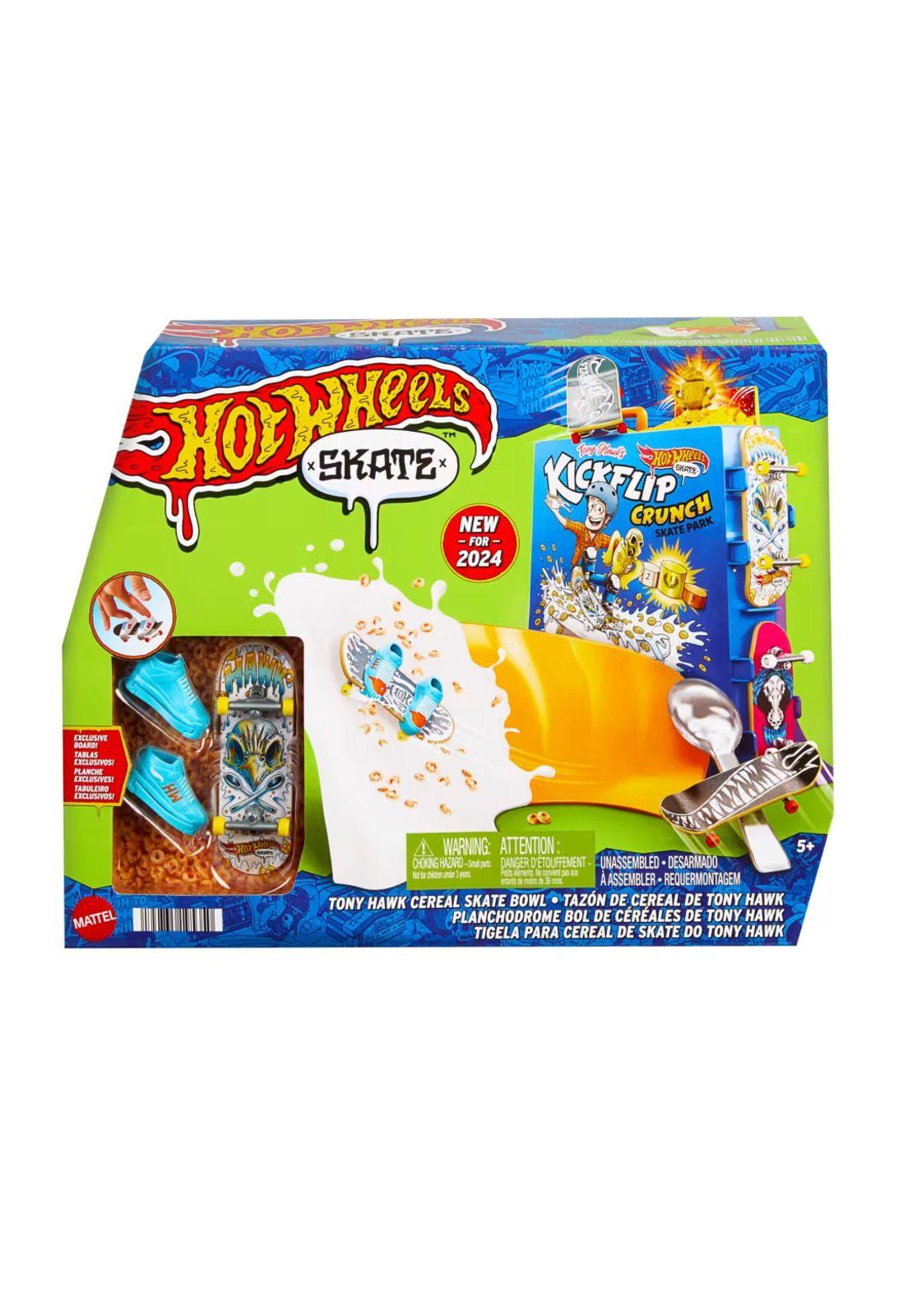 Hot Wheels Pista de Skate Set Bowl de Cereal de Tony Hawk-8