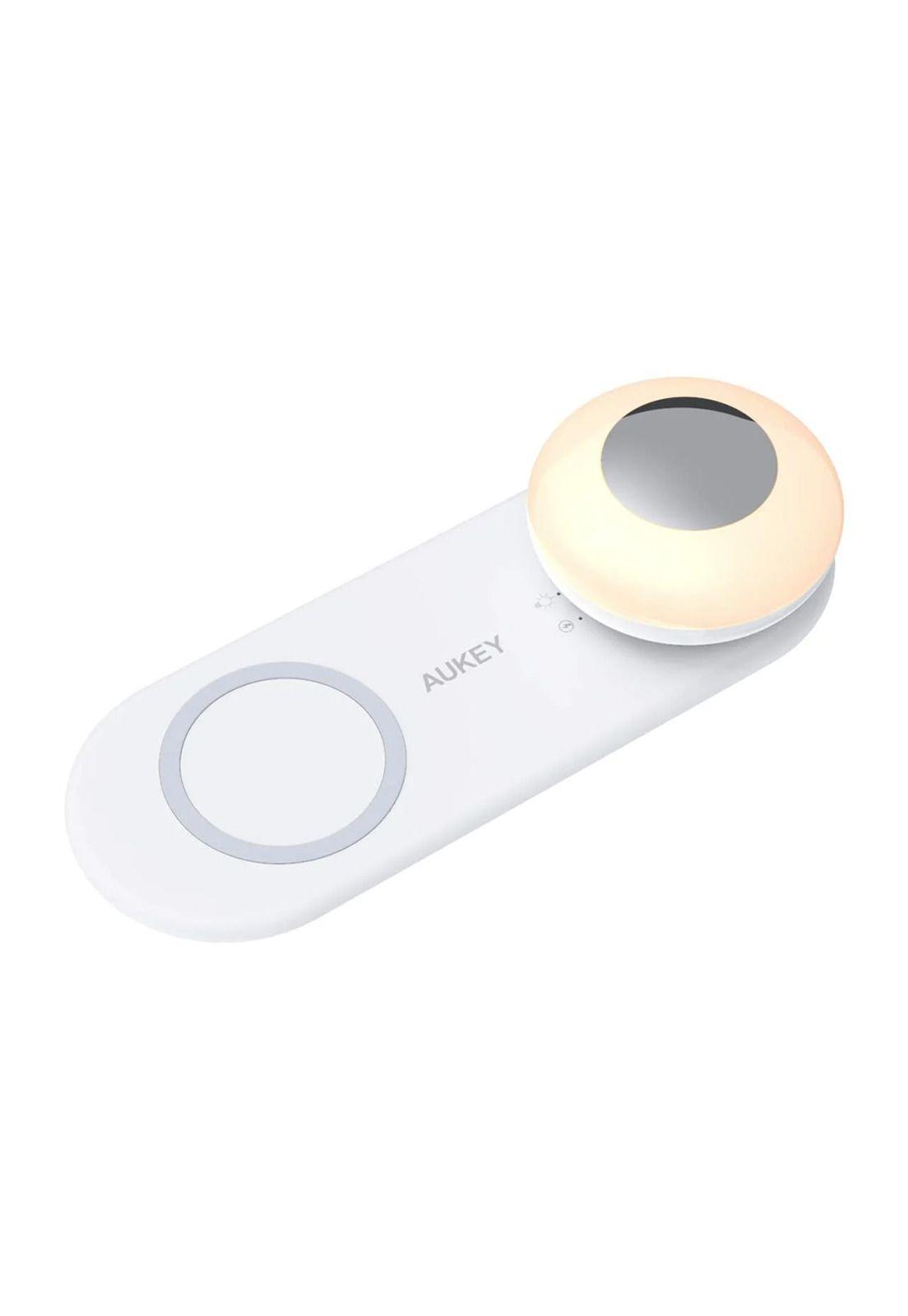 AUKEY Estación de Carga Inalámbrica y Lámpara de noche Blanco-0